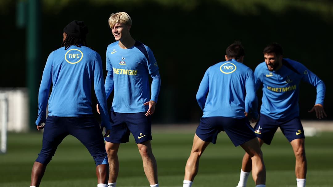 Tottenham Hotspur Training Session And Press Conference - UEFA Champions League 2025/26 League Phase