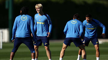 Tottenham Hotspur Training Session And Press Conference - UEFA Champions League 2025/26 League Phase