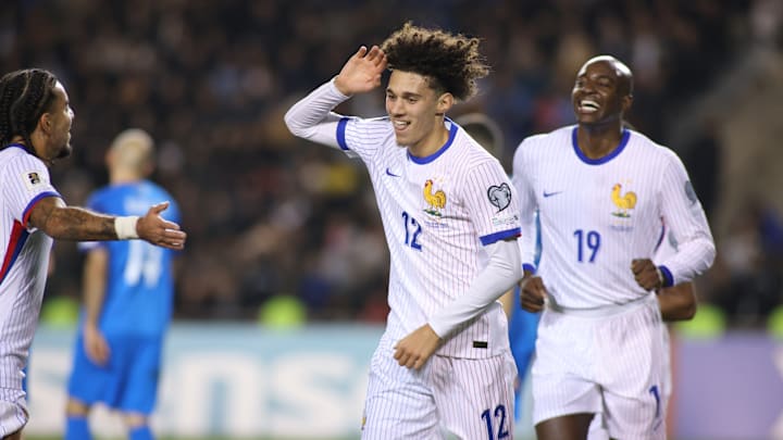 L'Equipe de France s'impose à Bakou, pour son dernier match de l'année 2025. L'Equipe de France s'impose à Bakou, pour son dernier match de l'année 2025.