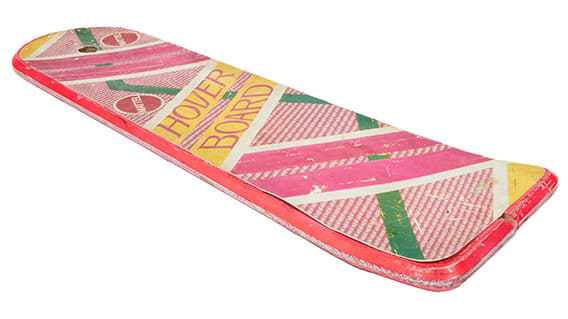 Michael J. Fox s Back to the Future Part II Hoverboard Can Be Yours
