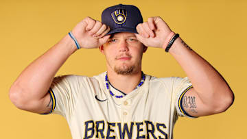 Brock Wilken on Milwaukee Brewers Photo Day