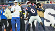 New England Patriots wide receiver Kayshon Boutte.