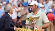 Scottie Scheffler won the Tour Championship and FedEx Cup last year via a staggered scoring format.