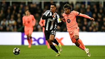 Yamal marcou o gol do Barcelona na ida contra o Newcastle United Yamal marcou o gol do Barcelona na ida contra o Newcastle United