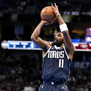 Dallas Mavericks guard Kyrie Irving is a great prop target on Sunday.