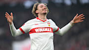 Nick Woltemade blüht beim VfB Stuttgart auf. 