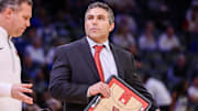 UNLV Rebels head coach Josh Pastner looks on against the Memphis Tigers during the second half at FedExForum. Mandatory Credit: Wesley Hale-Imagn Images)