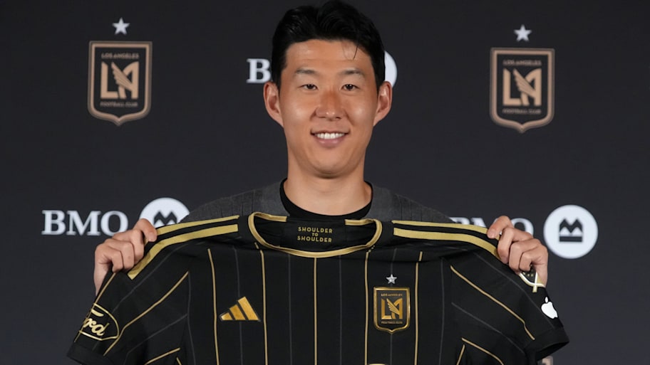 Son Heung-min could play his first match for LAFC on Saturday in Chicago.  | Kirby Lee-Imagn Images
