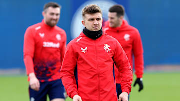 Rangers FC Training Session And Press Conference - UEFA Europa League 2024/25 Round of 16 Second Leg
