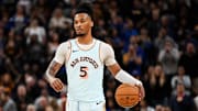 Stephon Castle fue elegido en cuarta posición del Draft de la NBA de 2024 por los San Antonio Spurs