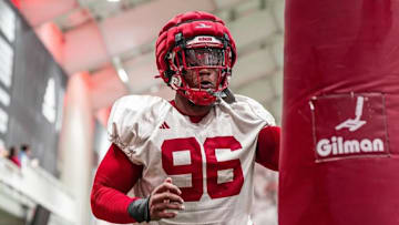 Nebraska defensive lineman Williams Nwaneri.