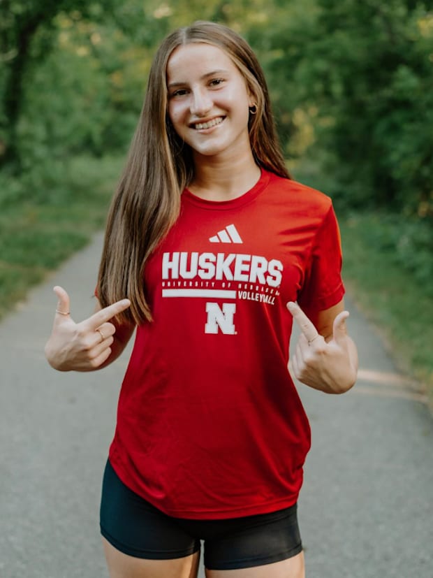 Nebraska volleyball commit Mallory Johnson.