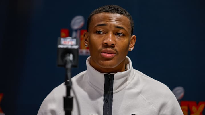DeVonta Smith on Feb. 6, 2025.