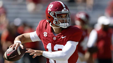Alabama Crimson Tide quarterback Dylan Lonergan (12)