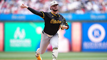 May 18, 2025; Philadelphia, Pennsylvania, USA; Pittsburgh Pirates starting pitcher Paul Skenes (30) throws a pitch against the Philadelphia Phillies in the third inning at Citizens Bank Park. Mandatory Credit: Kyle Ross-Imagn Images