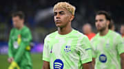 Lamine Yamal no pudo contener la tristeza tras la eliminación del FC Barcelona de la Champions League