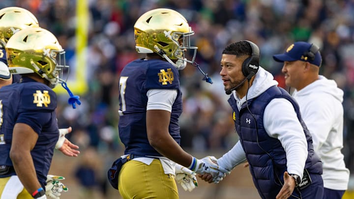 Freeman‘s Fighting Irish overwhelmed the Syracuse Orange in a 70-7 victory on Saturday. 
