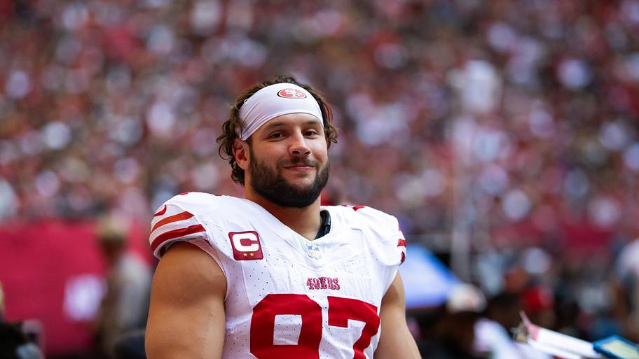 San Francisco 49ers defensive end Nick Bosa