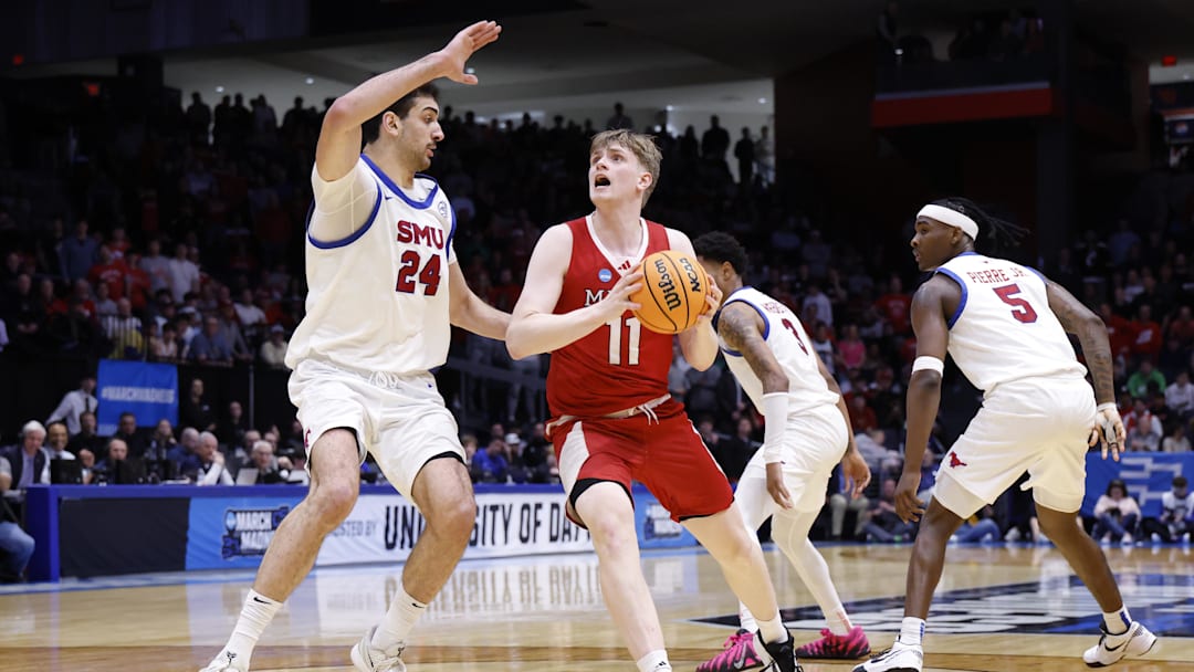 Samet Yiğitoğlu is transferring to Indiana, meaning that SMU will start the 2026-27 season without a single returning starter. Mandatory Credit: Rick Osentoski-Imagn Images