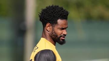 Pittsburgh Steelers cornerback Darius Slay (23) during practice at Carton House.