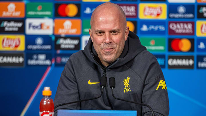 Arne Slot takes charge of Liverpool for the first time in the Champions League knockout stage.