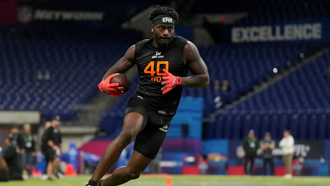 Roc Taylor WR Pittsburgh Steelers. Mandatory Credit: Kirby Lee-Imagn Images