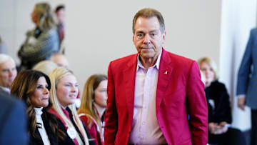 Jan 13, 2024; Tuscaloosa, AL, USA; University of Alabama former head coach Nick Saban attends a