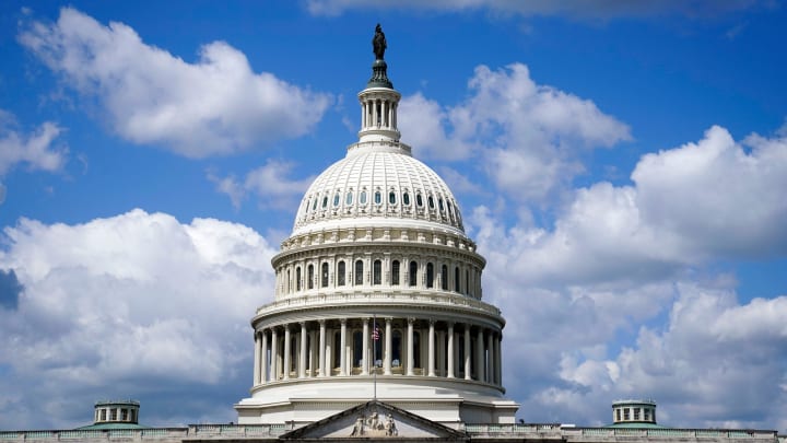 A view of the United States Capitol building in Washington, D.C., on Wednesday, April 24, 2024.