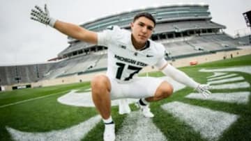 Michigan State commit Joey Caudill on his official visit to Michigan State.
