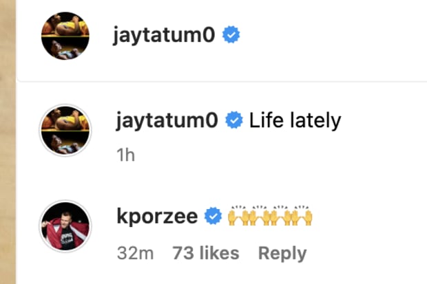 Kristaps Porzingis Comment