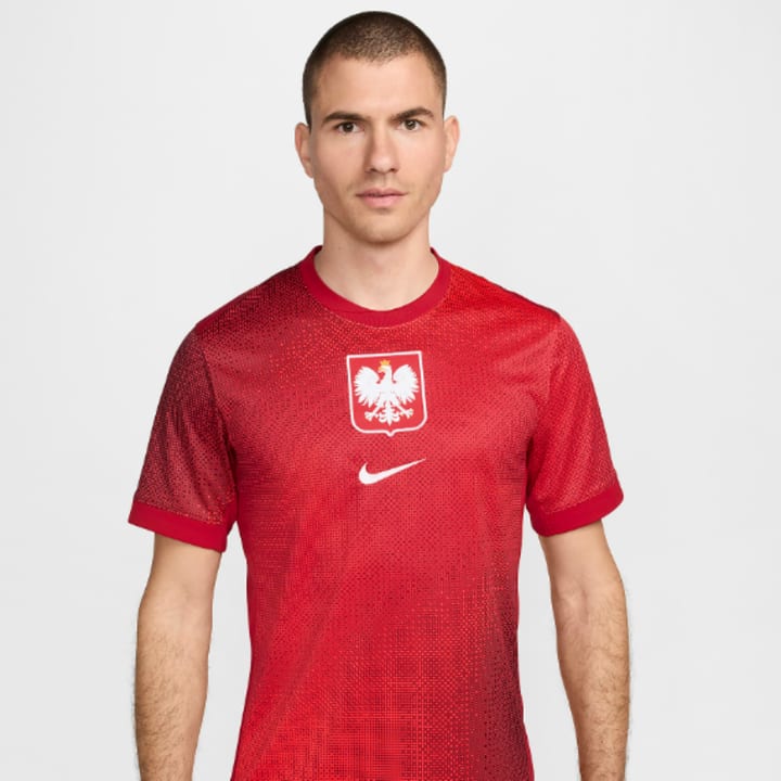 Le maillot extérieur de la Pologne