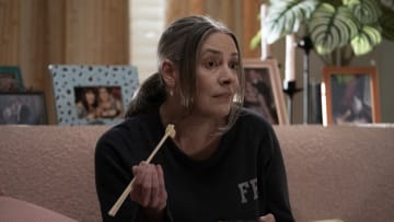Paget Brewster as Emily Prentiss in Criminal Minds: Evolution, episode 6, season 17 streaming on Paramount+, 2024. Photo Credit: Michael Yarish /Paramount+