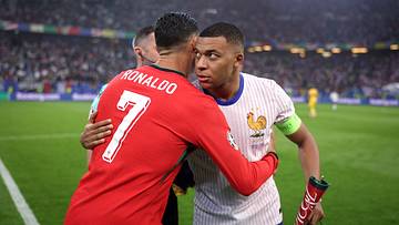 Kylian Mbappe und Cristiano Ronaldo Kylian Mbappe und Cristiano Ronaldo