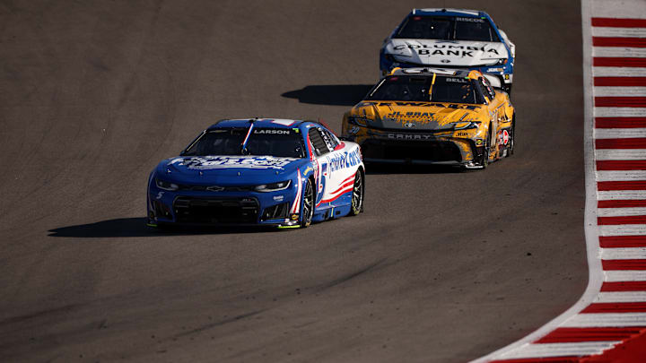 Kyle Larson, Hendrick Motorsports, Christopher Bell, Joe Gibbs Racing, Chase Briscoe, Joe Gibbs Racing, Circuit of the Americas (COTA), NASCAR