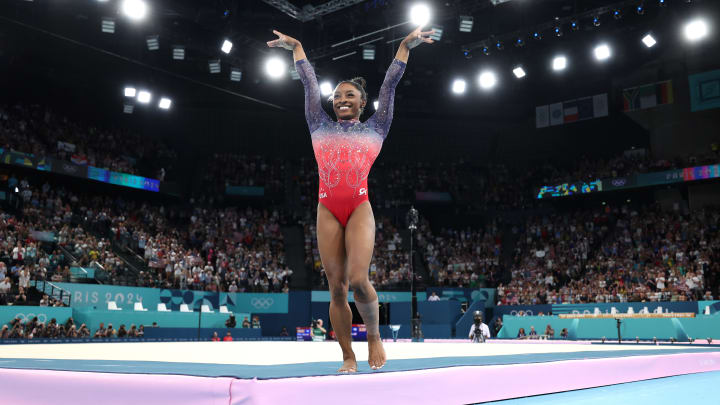 Biles said that she would have preferred even more noise from the crowd at Bercy Arena during her beam routine.