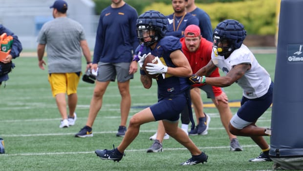 West Virginia University receiver Rodney Gallagher