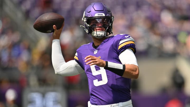 Minnesota Vikings quarterback J.J. McCarthy