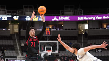 San Diego State Aztecs guard Miles Byrd (21). 