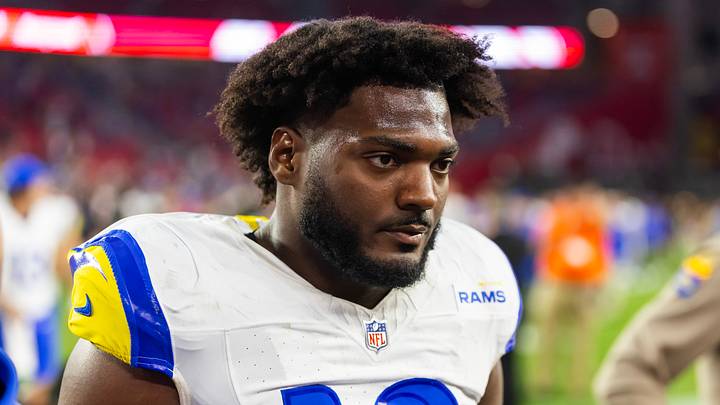 Los Angeles Rams linebacker Josaiah Stewart.