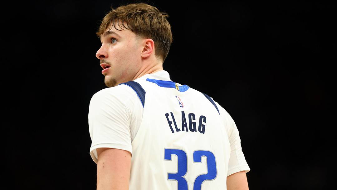 Apr 8, 2026; Phoenix, Arizona, USA; Detailed view of the jersey of Dallas Mavericks forward Cooper Flagg (32) against the Phoenix Suns in the second half at Mortgage Matchup Center. Mandatory Credit: Mark J. Rebilas-Imagn Images Apr 8, 2026; Phoenix, Arizona, USA; Detailed view of the jersey of Dallas Mavericks forward Cooper Flagg (32) against the Phoenix Suns in the second half at Mortgage Matchup Center. Mandatory Credit: Mark J. Rebilas-Imagn Images