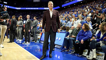 Arkansas HC John Calipari v Kentucky
