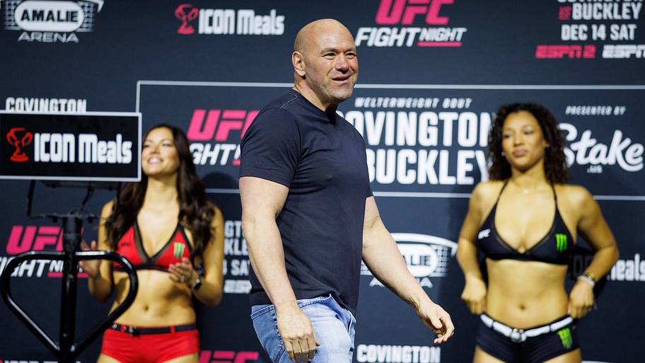 UFC CEO Dana White during weigh-ins for UFC Fight Night at Amalie Arena. 