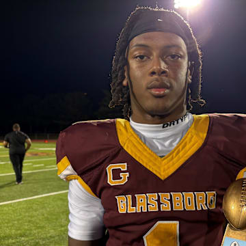 Glassboro junior Xavier Sabb was named Most Valuable Player in a 36-20 win over Haddonfield at the Battle at the Beach. August 30, 2025