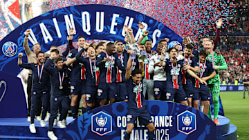 O brasileiro Marquinhos ergueu a taça em St Denis