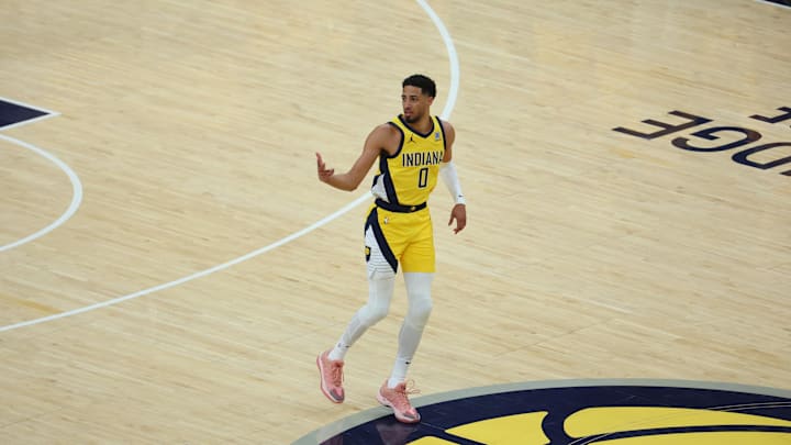 h*l様 Indiana Pacers Haliburton GameJerse Tyrese Haliburton Indiana Pacers 2024-2025 Game Worn Icon