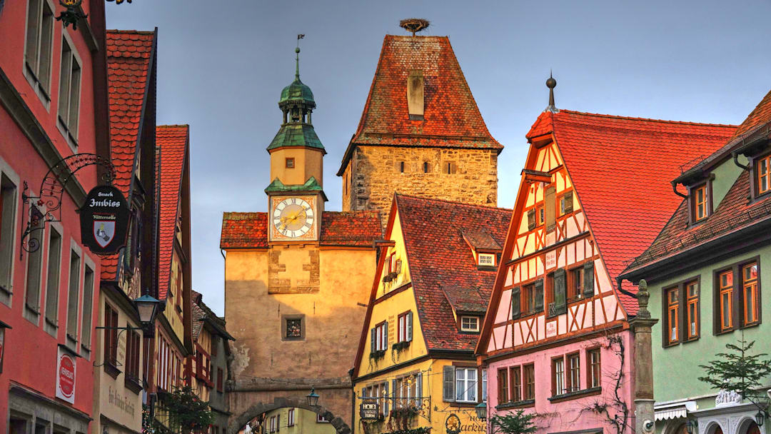 Rothenburg ob der Tauber, Germany. Rothenburg ob der Tauber, Germany.