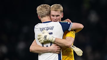 Lucas Bergvall and Antonin Kinsky - match winners at either end of the pitch 