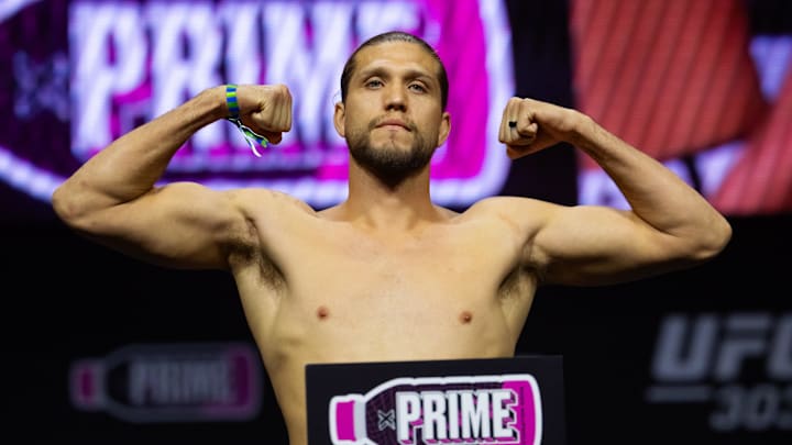 Brian Ortega during weigh ins for UFC 303 at T-Mobile Arena. Brian Ortega during weigh ins for UFC 303 at T-Mobile Arena.