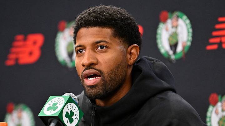 Boston Celtics forward Paul George (13).