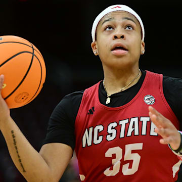 NC State guard Zoe Brooks scored 33 points as the Wolfpack upset No. 1 Notre Dame on Sunday.